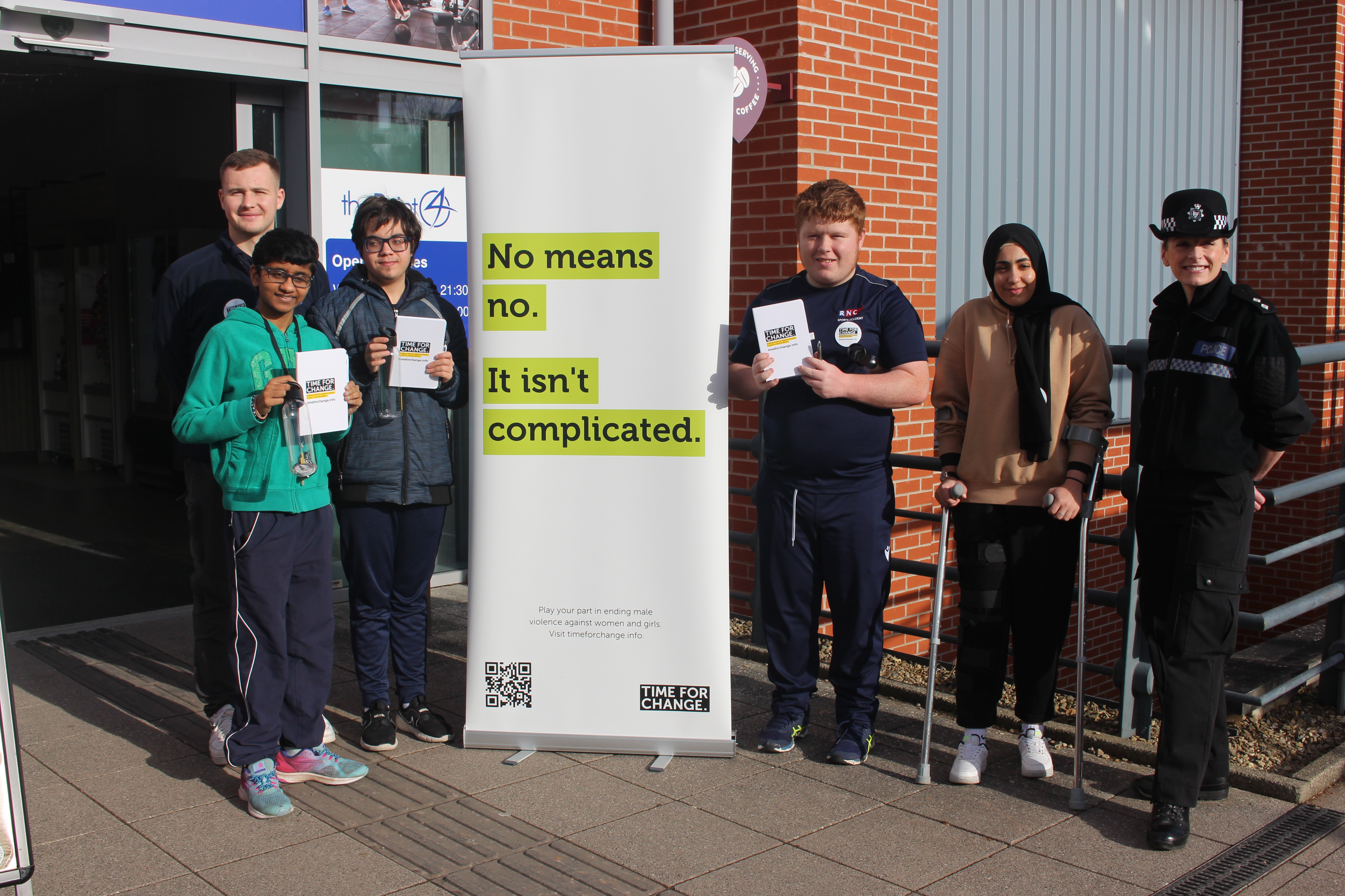 West Mercia Police support students in Herefordshire calling for a time for change and safer streets across the region