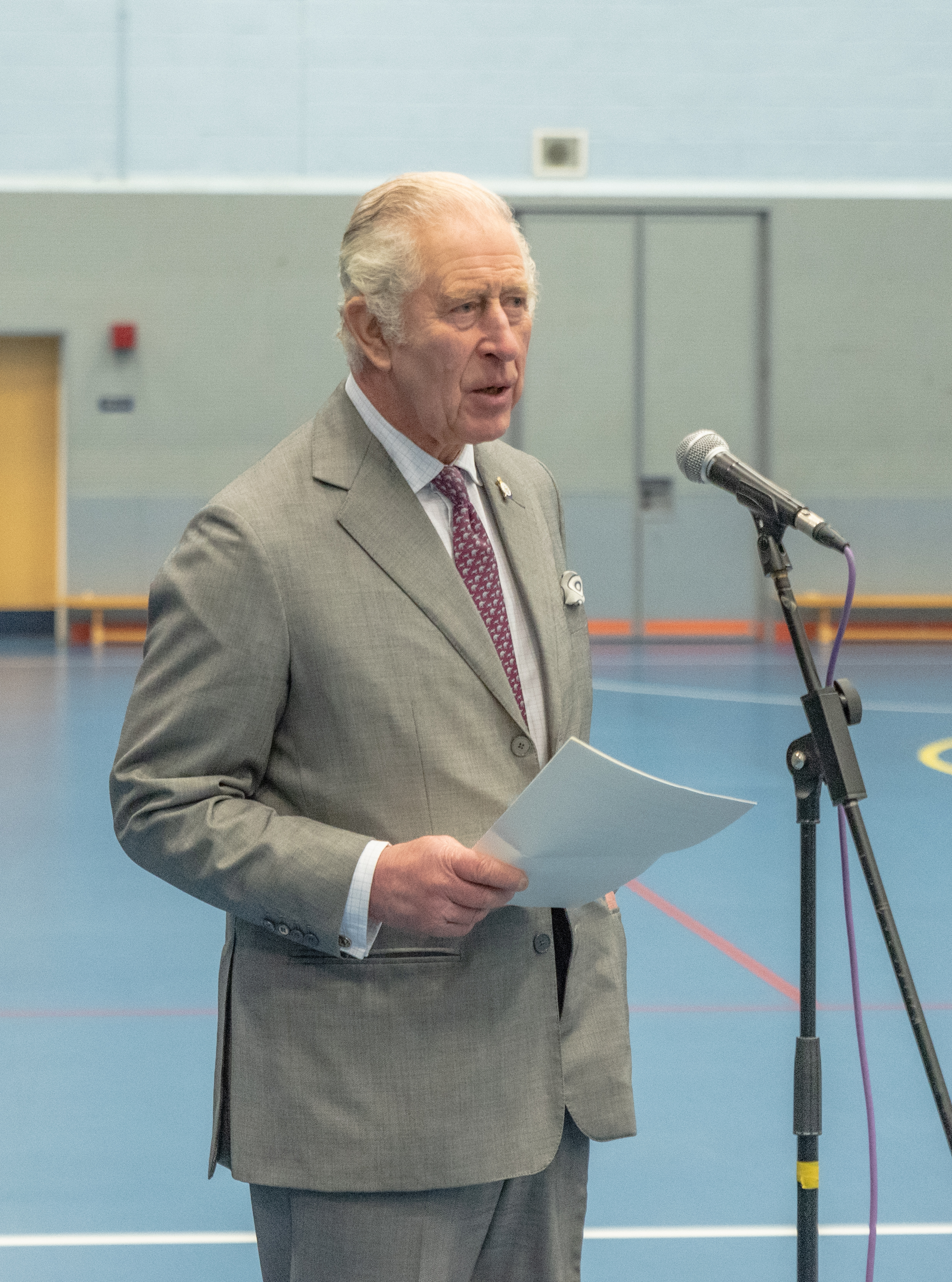 King Charles III visits the College