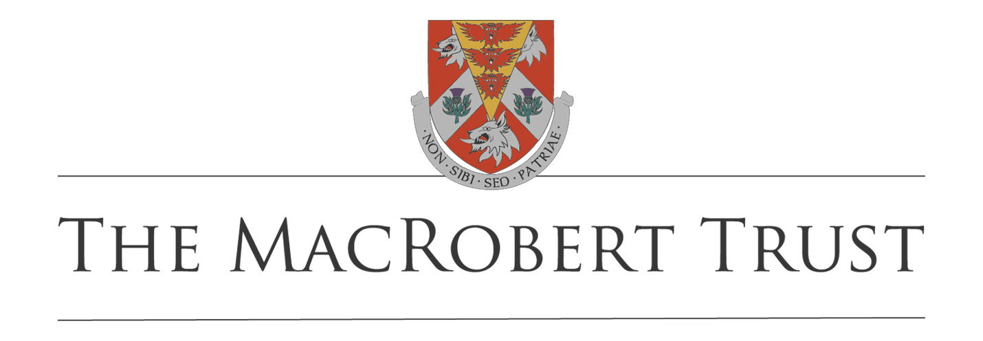 The MacRobert Trust logo with red shield